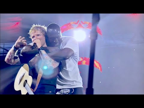 Ed Sheeran & Stormzy - Take Me Back to London + Own It - 1/7/2022 Mathematics Tour Wembley, London