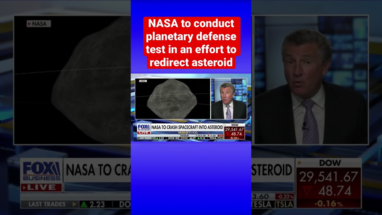 NASA kicks off first-of-its-kind mission by crashing spacecraft into asteroid #shorts
