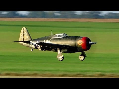 Republic P-47 Giant RC Scale Model , Flight Demonstration *HD* - UCH6AYUbtonG7OTskda1_slQ