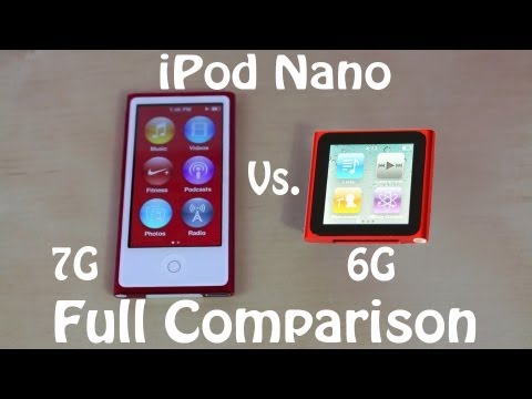 iPod Nano 7G vs 6G Comparison | Hardware Software & More | iPod Nano 7th Generation verse 6th Gen. - UCYFrbqXRJCB7L1-TkMlboWA
