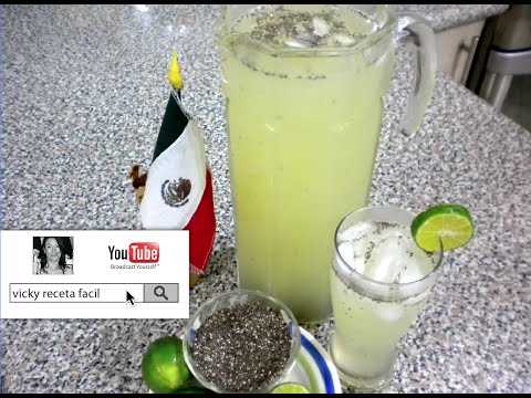 AGUA DE LIMON CON CHIA | Vicky Receta Facil - UCewhO42h_TIKZdntpI-v39g