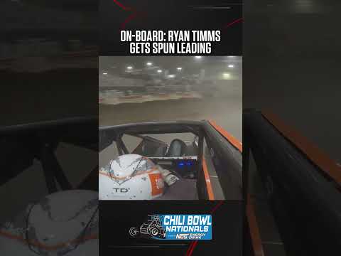 🫨 Ride with Ryan Timms as he gets turned around and shows his displeasure Friday at the #chilibowl - dirt track racing video image