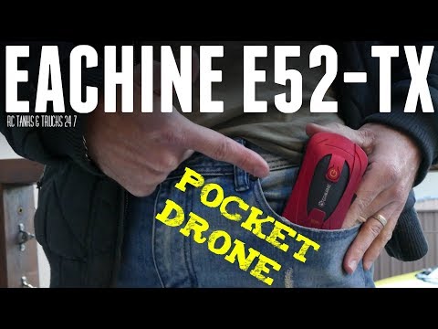 EACHINE E52-TX WiFi FPV Selfie Pocket Drone - Full Review - UC1JRbSw-V1TgKF6JPovFfpA