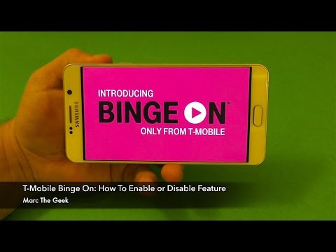T-Mobile Binge On: How To Enable or Disable (YouTube Now Supported) - UCbFOdwZujd9QCqNwiGrc8nQ