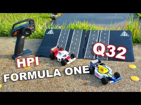 Micro RC Race Car Ramping - HPI Racing Q32 Formula One F1 - TheRcSaylors - UCYWhRC3xtD_acDIZdr53huA