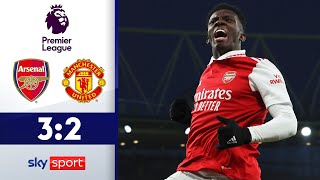 Matchwinner Nketiah erzwingt den Sieg! | Arsenal - Man United 3:2 | Highlights - Premier League