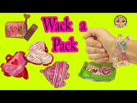 Wack A Pack Surprise Balloons + Valentines Day Cards Fun Unboxing Video - Cookieswirlc - UCelMeixAOTs2OQAAi9wU8-g