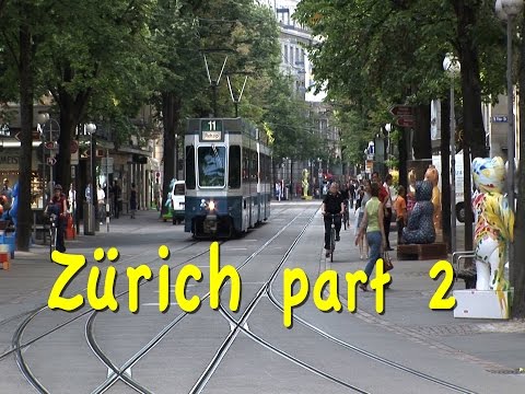 Zurich, Switzerland part 2: Bahnhofstrasse, trams, museums, Zug - UCvW8JzztV3k3W8tohjSNRlw