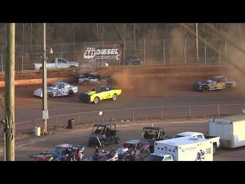 Stock V8 at Lavonia Speedway 2/24/2024 - dirt track racing video image
