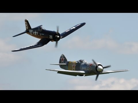 Corsair vs. LA-7 Formation - UC1QF2Z_FyZTRpr9GSWRoxrA