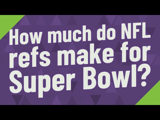 How Much Do NFL Refs Make in the Super Bowl?
