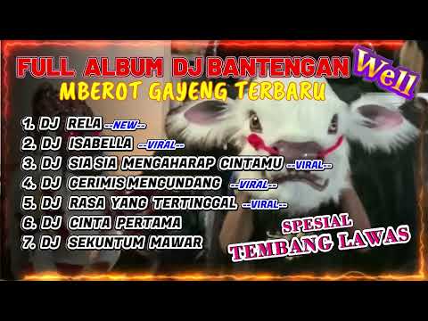 DJ BANTENGAN VIRAL FULL ALBUM TERBARU | DJ RELA (DEMI CINTA YANG MENYALA) | FULL MBEROT 2024