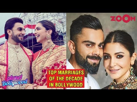 Video - Bollywood TOP Marriages of the Decade | Priyanka-Nick, Saif-Kareena, Virat-Anushka, Ranveer-Deepika & more #India