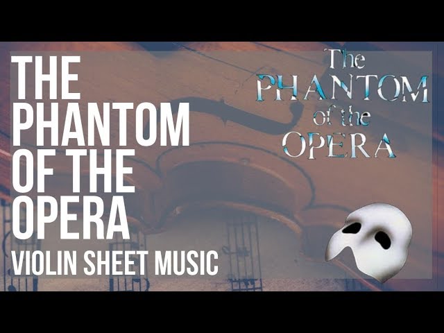 The Memory of the Phantom of the Opera Violin Sheet Music