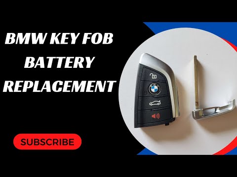 Wie kann man die Batterie der Fernbedienung des BMW X5 austauschen?