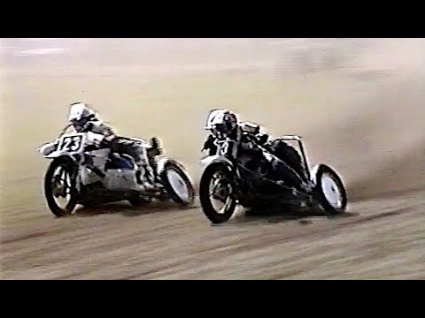 6 OF THE VERY BEST 1000cc RH SIDECARS GRASSTRACK RACES 5 - dirt track racing video image
