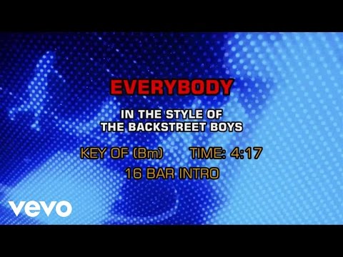 Backstreet Boys - Everybody (Backstreet's Back) (Karaoke) - UCQHthJbbEt6osR39NsST13g