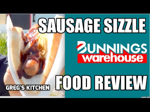 BUNNINGS SAUSAGE SIZZLE FOOD REVIEW - Greg's Kitchen - UCGXHiIMcPZ9IQNwmJOv12dQ