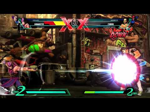 Ultimate Marvel vs Capcom 3 'Strider, Haggar, She-Hulk vs Hawkeye, Magento, Chris' [HD] - UC8JiX8bJM5DzU41LyHpsYtA