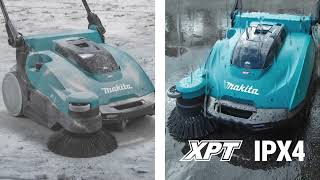 Makita cordless dry sweeping machine VS001GZ XGT, without battery and charger video