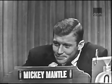 What's My Line? wirh mystery guest  Mickey Mantle video clip