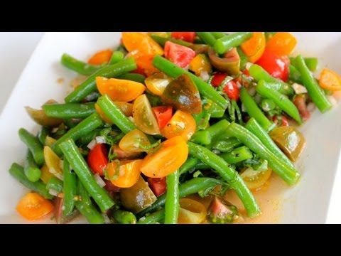 Green Bean And Tomato Salad - Simple Summertime Recipe - UCj0V0aG4LcdHmdPJ7aTtSCQ