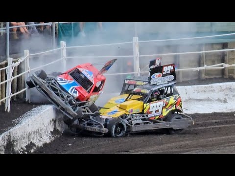 Paradise Valley Speedway - Ross Orr Memorial Races   Waikato Raiders vs Rotorua Rascals - 10/2/24 - dirt track racing video image
