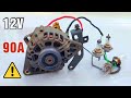 12V 90A Car Alternator to Electric Generator 1000W #EP2