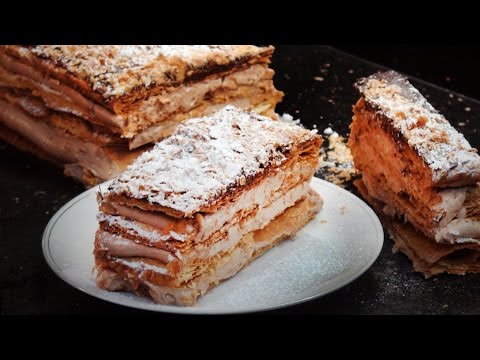 How to make Mille Feuille With Chocolate Hazelnut Praline