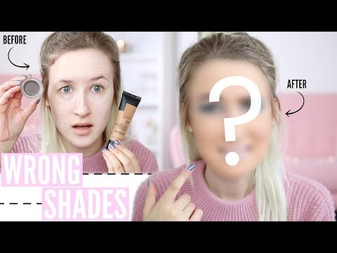 Full Face Of Makeup Using THE WRONG SHADES | Sophie Louise - UChelG_sYPLMv-HIBVGpO6DQ