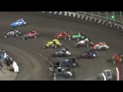 HIGHLIGHTS: USAC AMSOIL National Sprint Cars | Huset's Speedway | USAC Nationals Night #1 | 7/8/2022 - dirt track racing video image