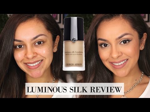 Giorgio Armani Luminous Silk Foundation First Impression Review - TrinaDuhra - UC8mcIi-QT6tSDC0pEmcsf2w