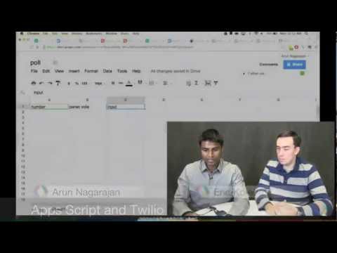 Using Apps Script with Twilio - UC_x5XG1OV2P6uZZ5FSM9Ttw