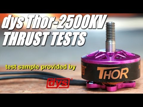 dys THOR-2500KV Thrust Tests & Overview - Powerful Hammer! - UCV57o-UZ3ny_pn5uZTOO5oQ