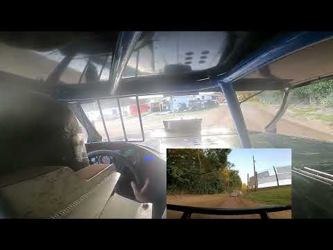 In Car Cam of Chris Smith . at Highland Speedway 9-17-22 (A-mod) - dirt track racing video image