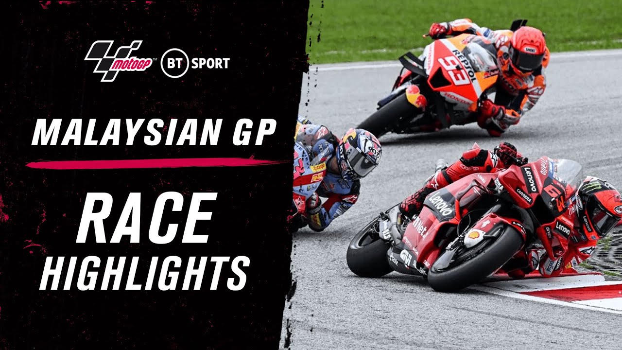 MotoGP Highlights: Malaysia (2022) | Pecco Bagnaia had his first shot at the Championship