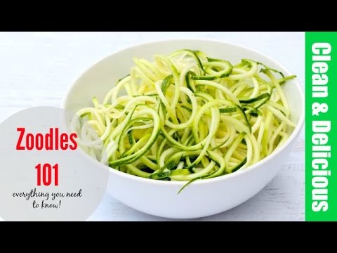 Zoodles 101 (aka Zucchini Noodles) | Clean & Delicious - UCj0V0aG4LcdHmdPJ7aTtSCQ