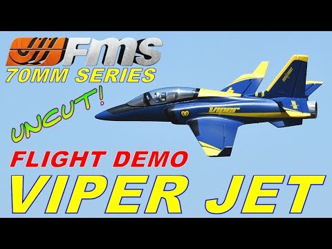 FMS VIPER JET 70MM FIRST FLIGHT DEMO BY: RCINFORMER - UCdnuf9CA6I-2wAcC90xODrQ