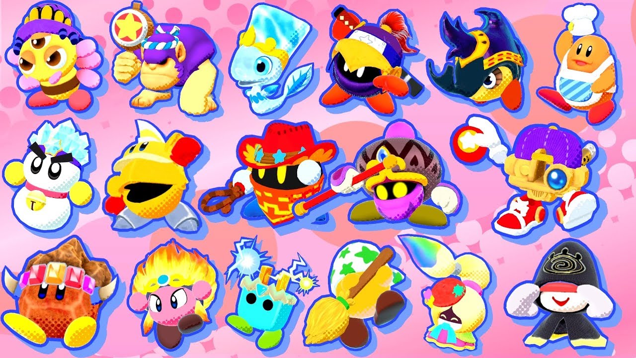 Kirby Star Allies - All Characters (Friends) | FpvRacer.lt