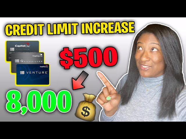 How To Get A Credit Increase With Capital One Commons credit portal