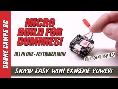 STUPID EASY MICRO BUILD - Furibee Flytower Mini F3 with 20A Dshot ESCs - UCwojJxGQ0SNeVV09mKlnonA