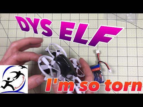 DYS ELF Unboxing and First Flights.  So good inside, so bad outside.  But now with spare parts - UCzuKp01-3GrlkohHo664aoA