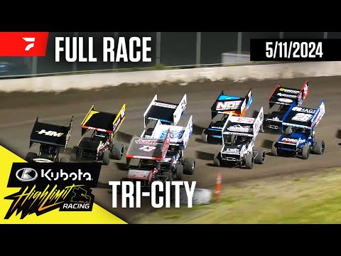 FULL RACE: Kubota High Limit Racing at Tri-City Speedway 5/11/2024 - dirt track racing video image