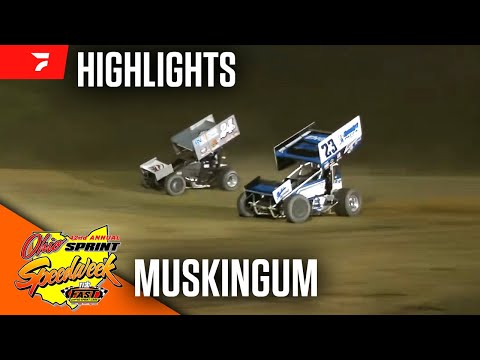 Ohio Sprint Speedweek at Muskingum County Speedway 6/13/24 | Highlights - dirt track racing video image
