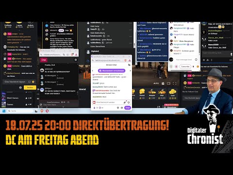 Aufzeichnung vom 18.07.25 Direktübertragung! DC am Freitag Abend