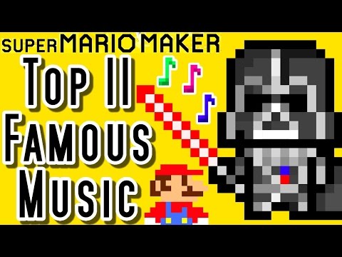 Super Mario Maker TOP 11 FAMOUS MUSIC LEVELS (Wii U) - UChnz1eAo9SfuDfqFZt1KFtA