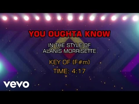 Alanis Morissette - You Oughta Know (Karaoke) - UCQHthJbbEt6osR39NsST13g