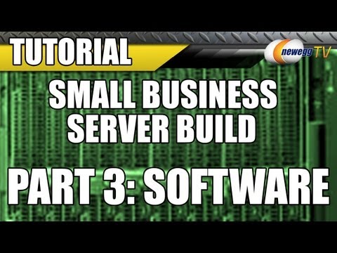 Newegg TV: Small Business Server Build with Intel & Microsoft (Part 3: SOFTWARE) - UCJ1rSlahM7TYWGxEscL0g7Q