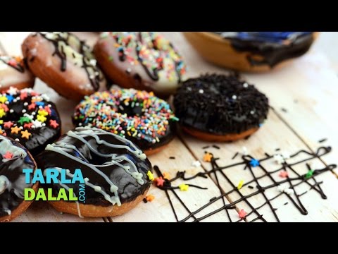 Chocolate Doughnuts by Tarla Dalal - UCYRRwNWXxCKFaVjFuXo1I8Q