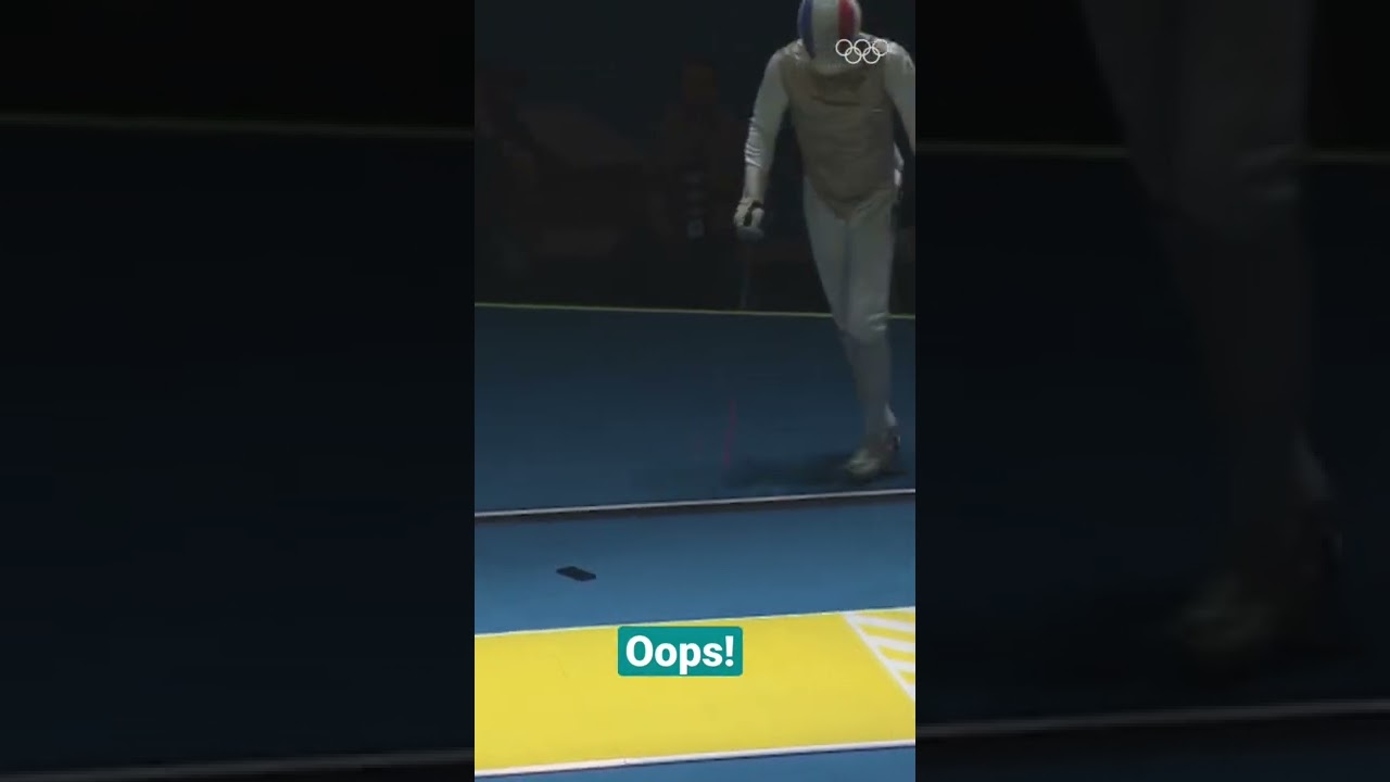 He dropped his phone whilst competing at the Olympics!